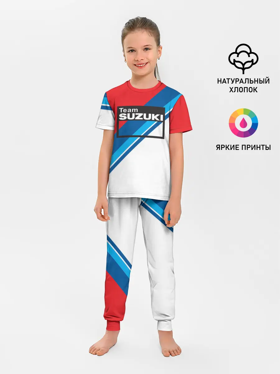 Детская пижама с брюками / SUZUKI MOTO SPORT | СУЗУКИ МОТО СПОРТ
