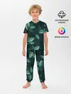 Детская пижама с брюками / Текстура Листья