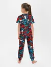Детская пижама с брюками / Красно синие безумие