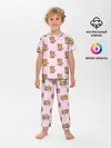 Детская пижама с брюками / Милые маленькие тигрицы