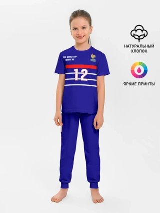 Детская пижама с брюками / Форма франции