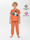 Детская пижама с брюками / Джоджо хомяк на оранжевом