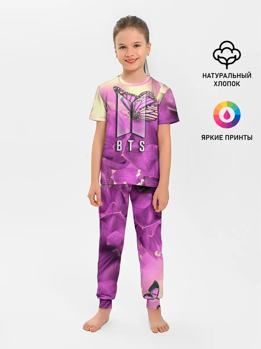 Детская пижама с брюками / BTS