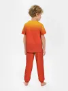 Детская пижама с брюками / Пика - пика оранжевый