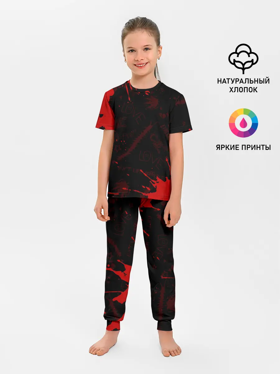 Детская пижама с брюками / LIL PEEP / ЛИЛ ПИП