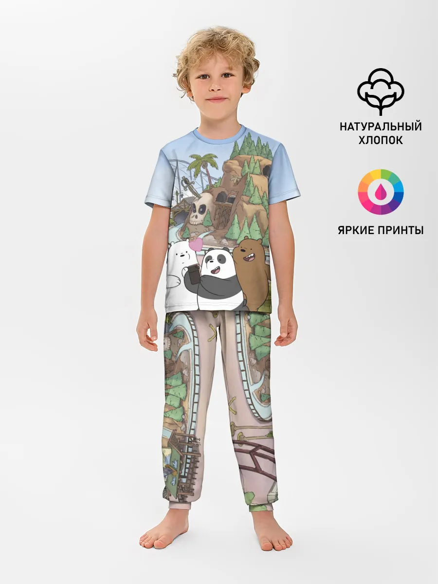 Детская пижама с брюками / Вся правда о медведях. Селфи
