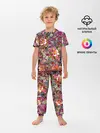 Детская пижама с брюками / Разные цветы