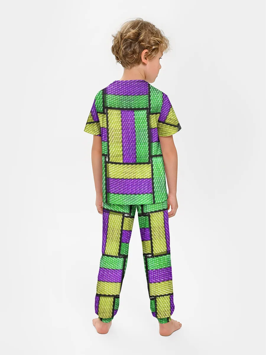 Детская пижама с брюками / Цветные Ремешки