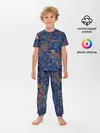 Детская пижама с брюками / Необычные узоры