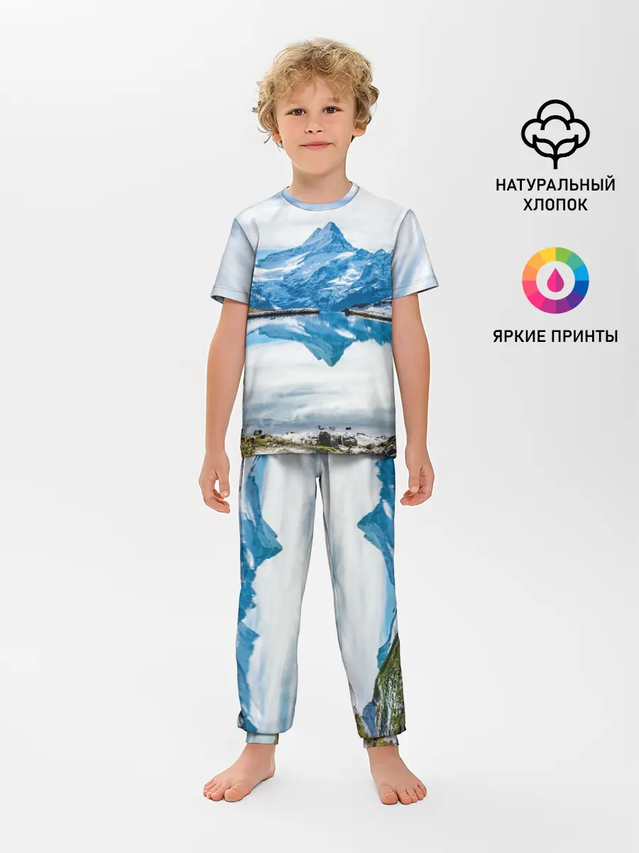 Детская пижама с брюками / Альпы