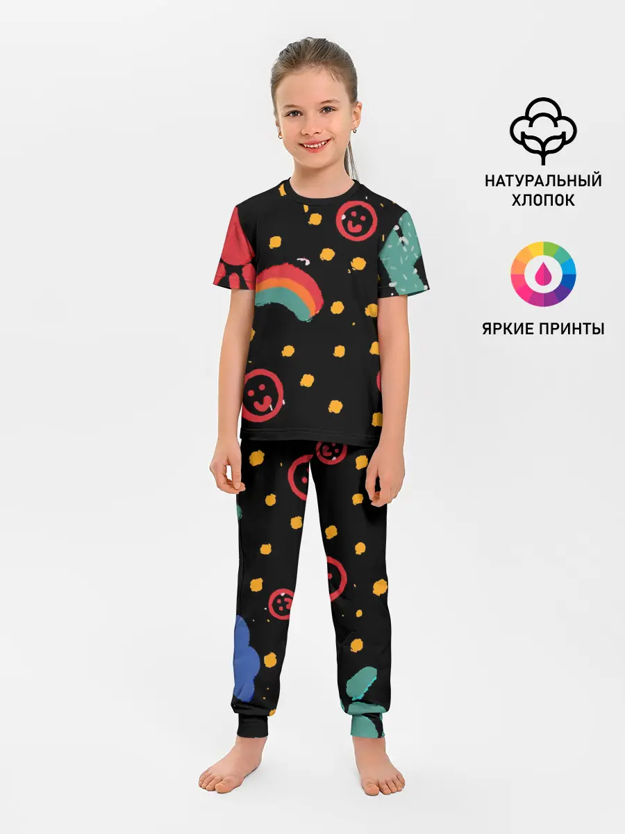 Детская пижама с брюками / беззаботное детство