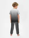 Детская пижама с брюками / Серые полосы