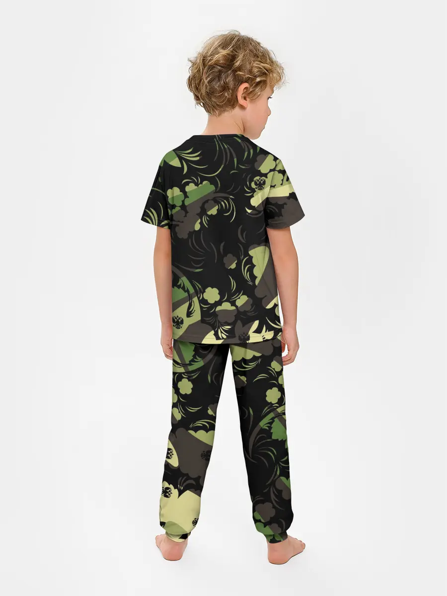 Детская пижама с брюками / Russia | Камуфляж