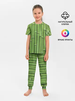 Детская пижама с брюками / Бамбук