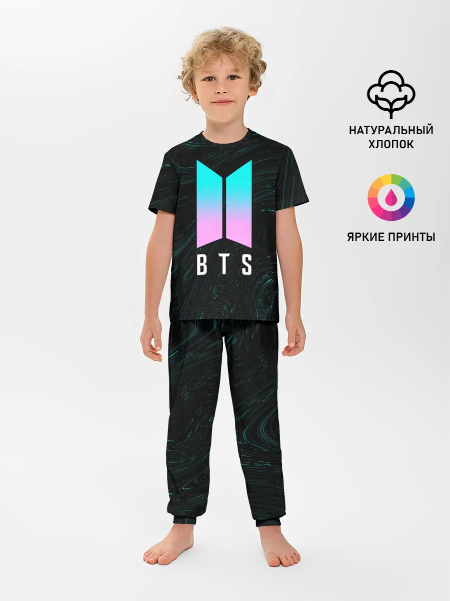 Детская пижама с брюками / BTS / БТС