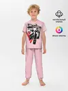 Детская пижама с брюками / Алукард на розовом фоне