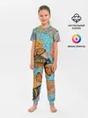 Детская пижама с брюками / Граффити арт