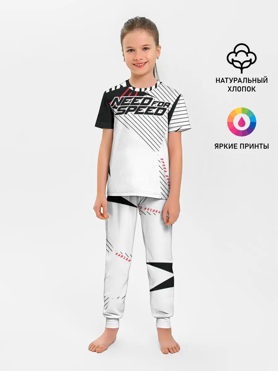Детская пижама с брюками / Need for Speed