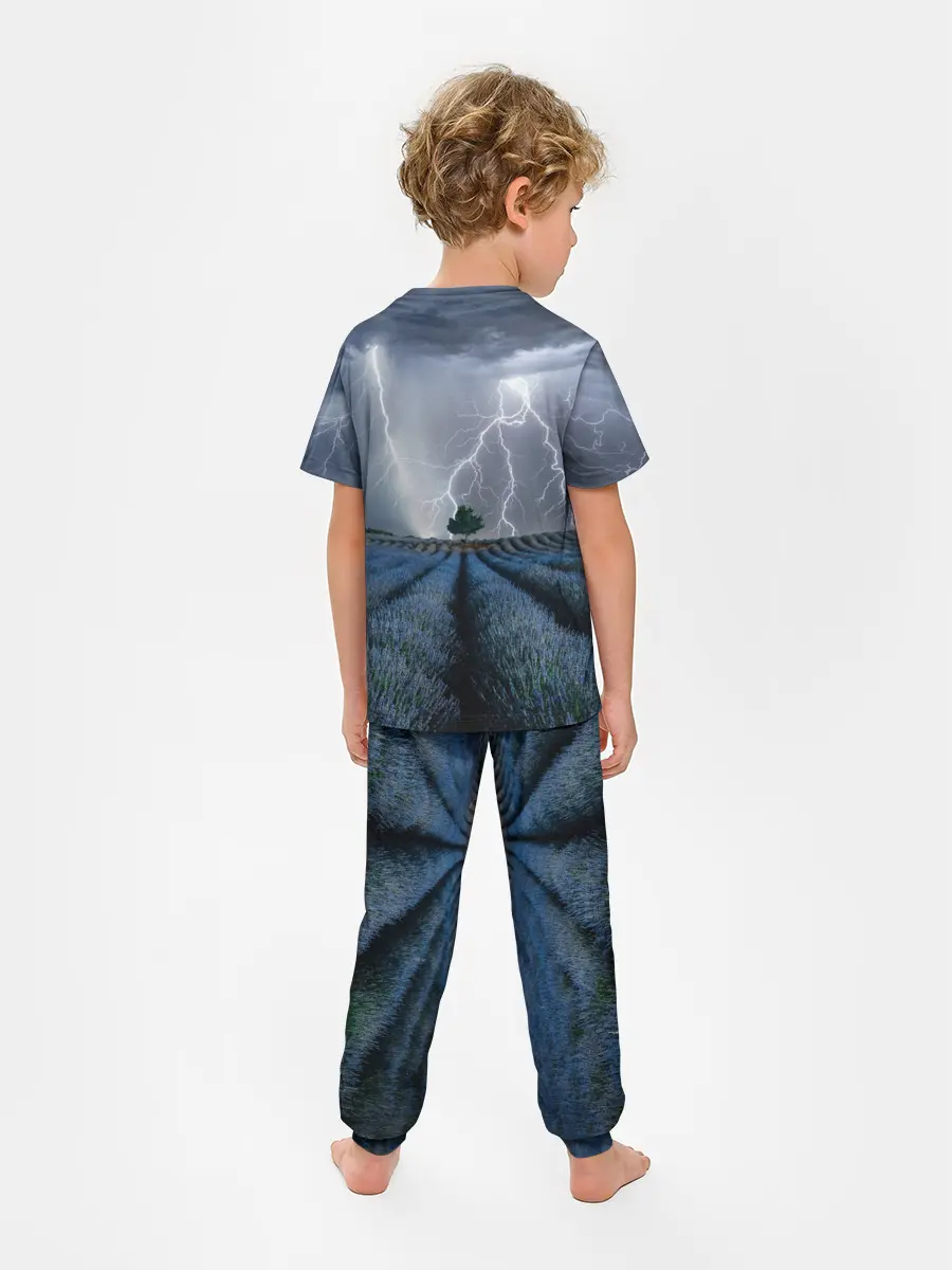 Детская пижама с брюками / Молнии