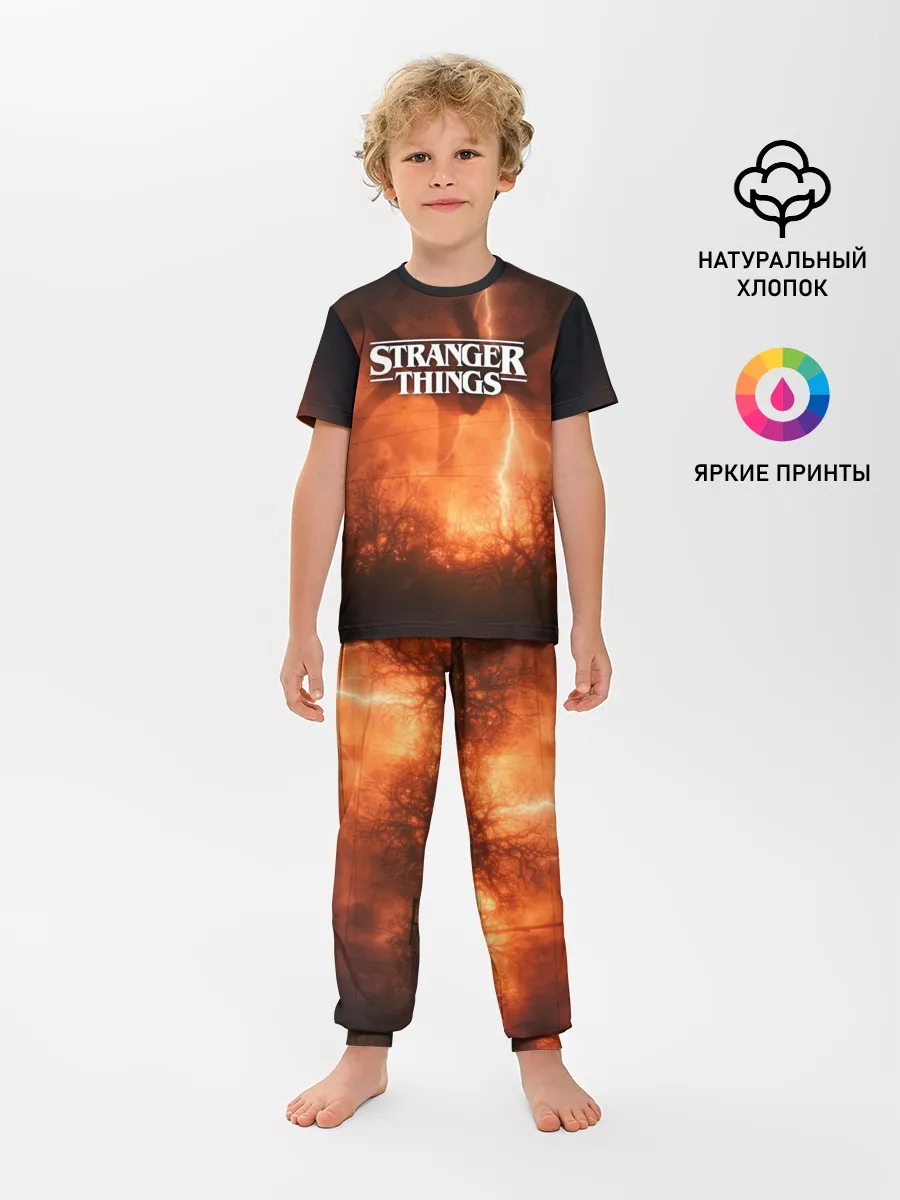 Детская пижама с брюками / STRANGER THINGS