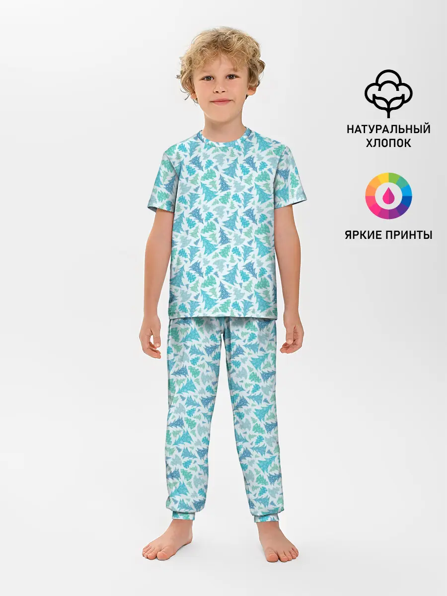 Детская пижама с брюками / Новый Год