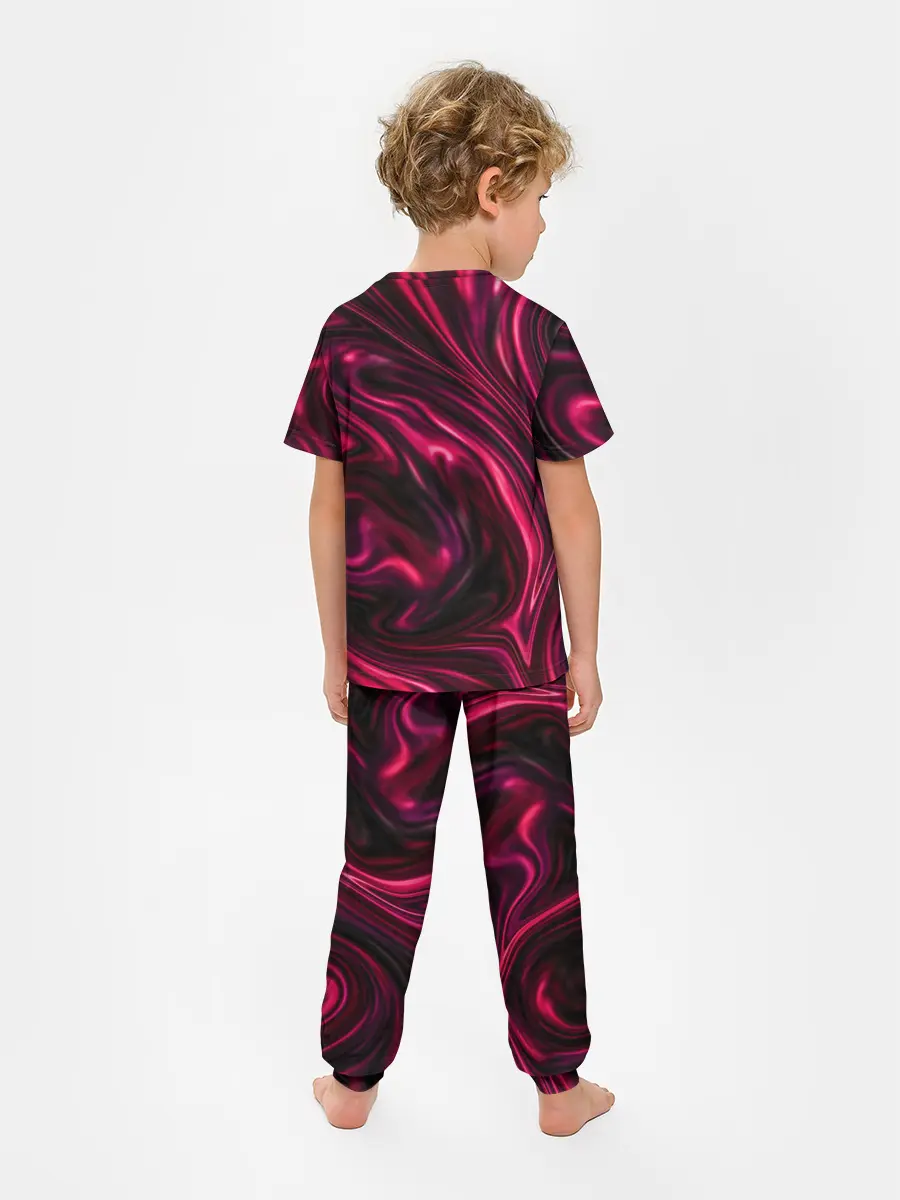 Детская пижама с брюками / Abstract Fluid