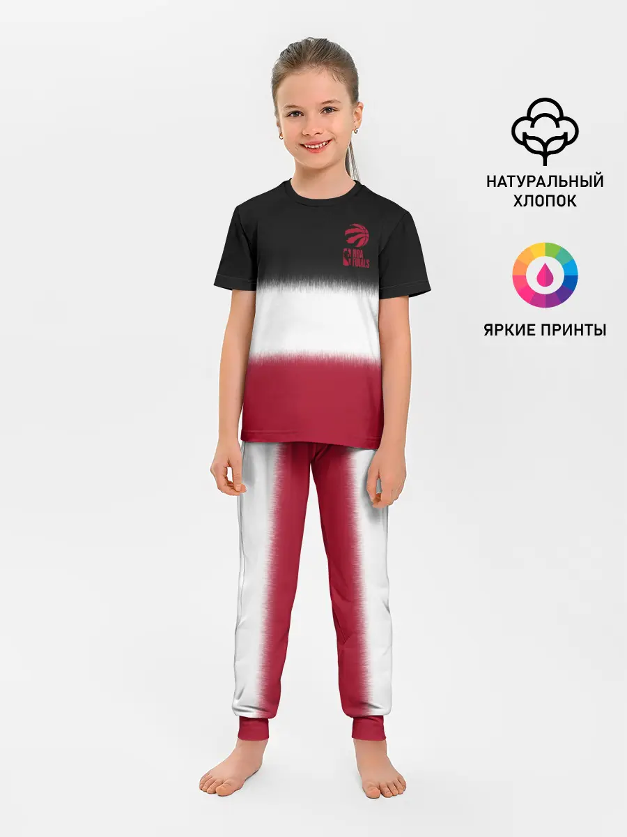 Детская пижама с брюками / 2019 Champions Raptors