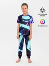 Детская пижама с брюками / Blue Neons