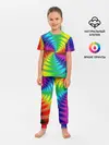 Детская пижама с брюками / Цветной гипноз