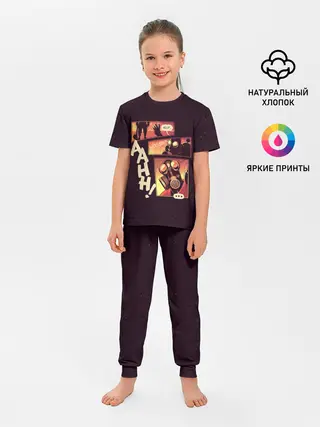 Детская пижама с брюками / Пиро за работой