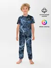 Детская пижама с брюками / абстракция жидкость