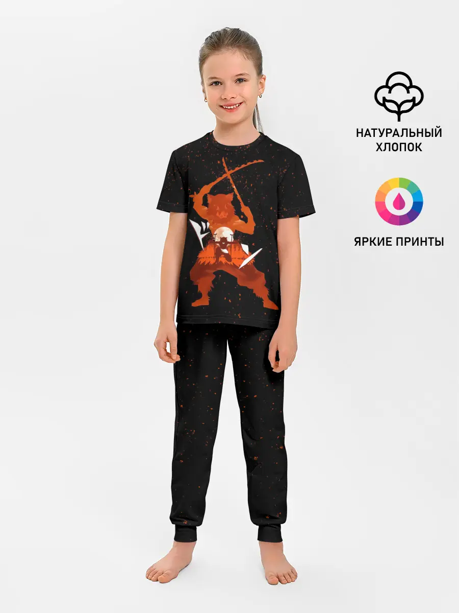 Детская пижама с брюками / Иноске Хашибира Kimetsu no Yaiba