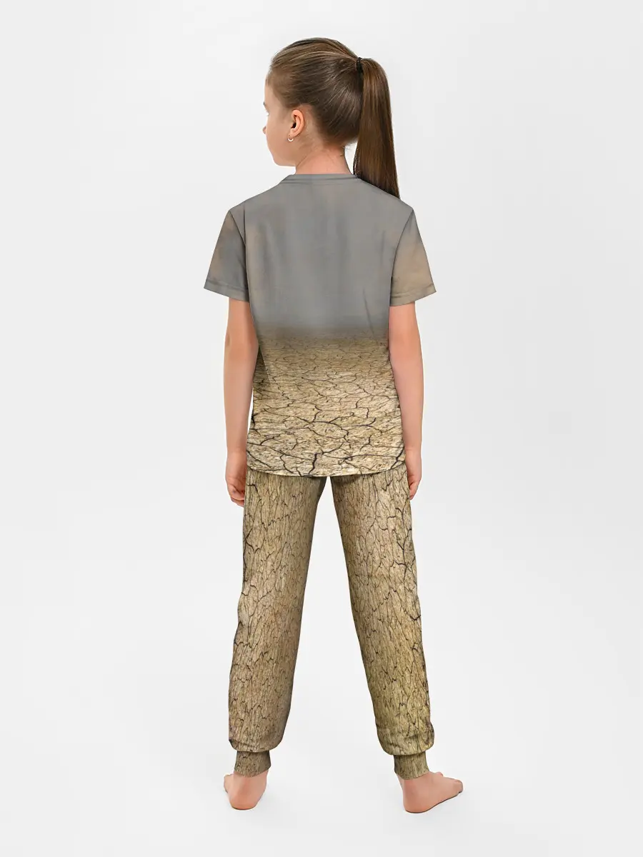 Детская пижама с брюками / Земляной кошак с расенганом