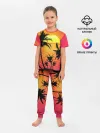 Детская пижама с брюками / Прибрежный закат