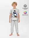 Детская пижама с брюками / Серьёзная Панда