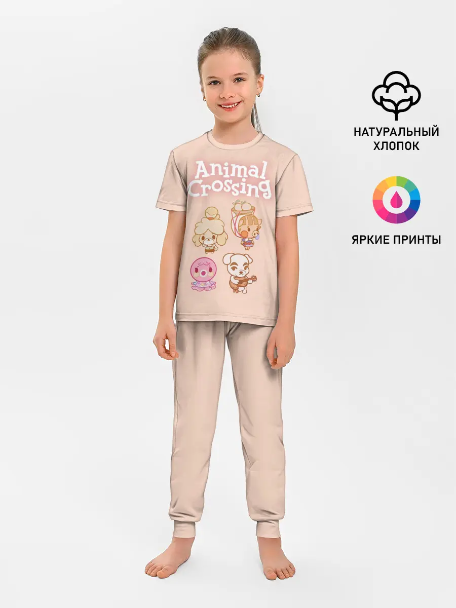Детская пижама с брюками / Animal Crossing