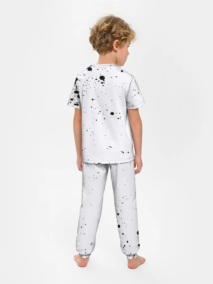 Детская пижама с брюками / Танджиро и Незуко Камадо