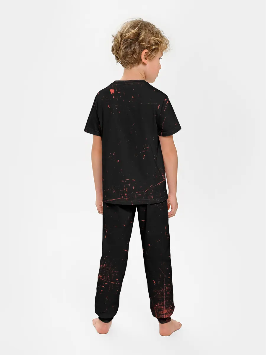 Детская пижама с брюками / TOP - Skeleton Clique