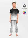 Детская пижама с брюками / BLACK AND WHITE ABSTRACTION