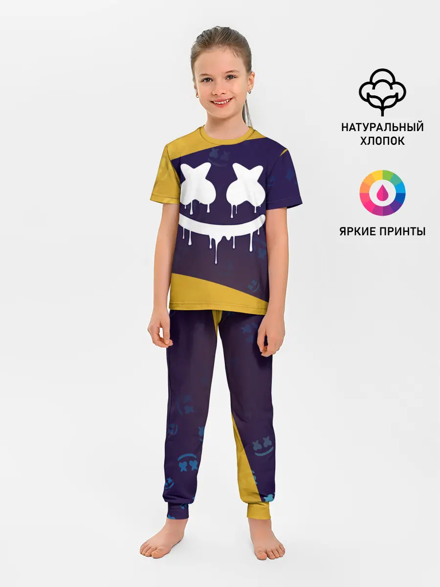 Детская пижама с брюками / MARSHMELLO / МАРШМЕЛЛОУ