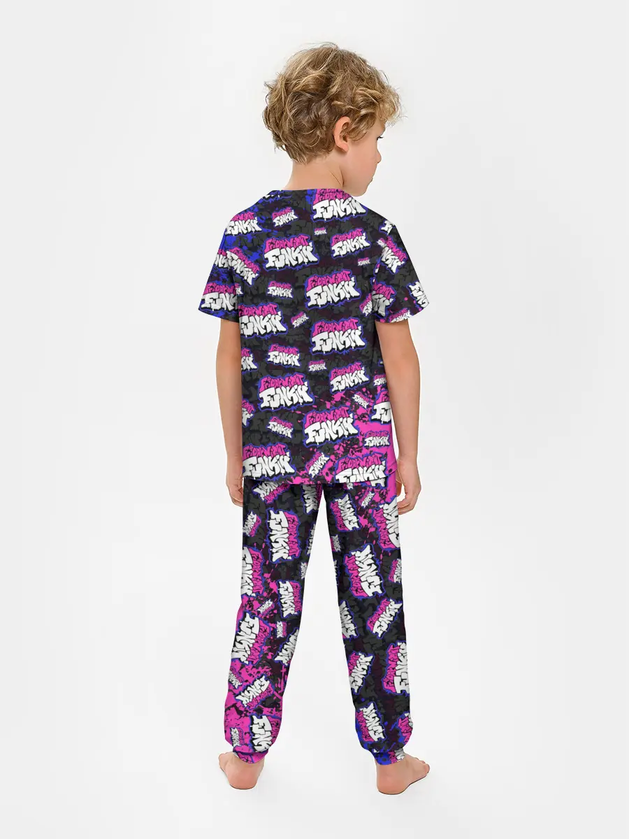 Детская пижама с брюками / FRIDAY NIGHT FUNKIN ЛОГОБОМБИН