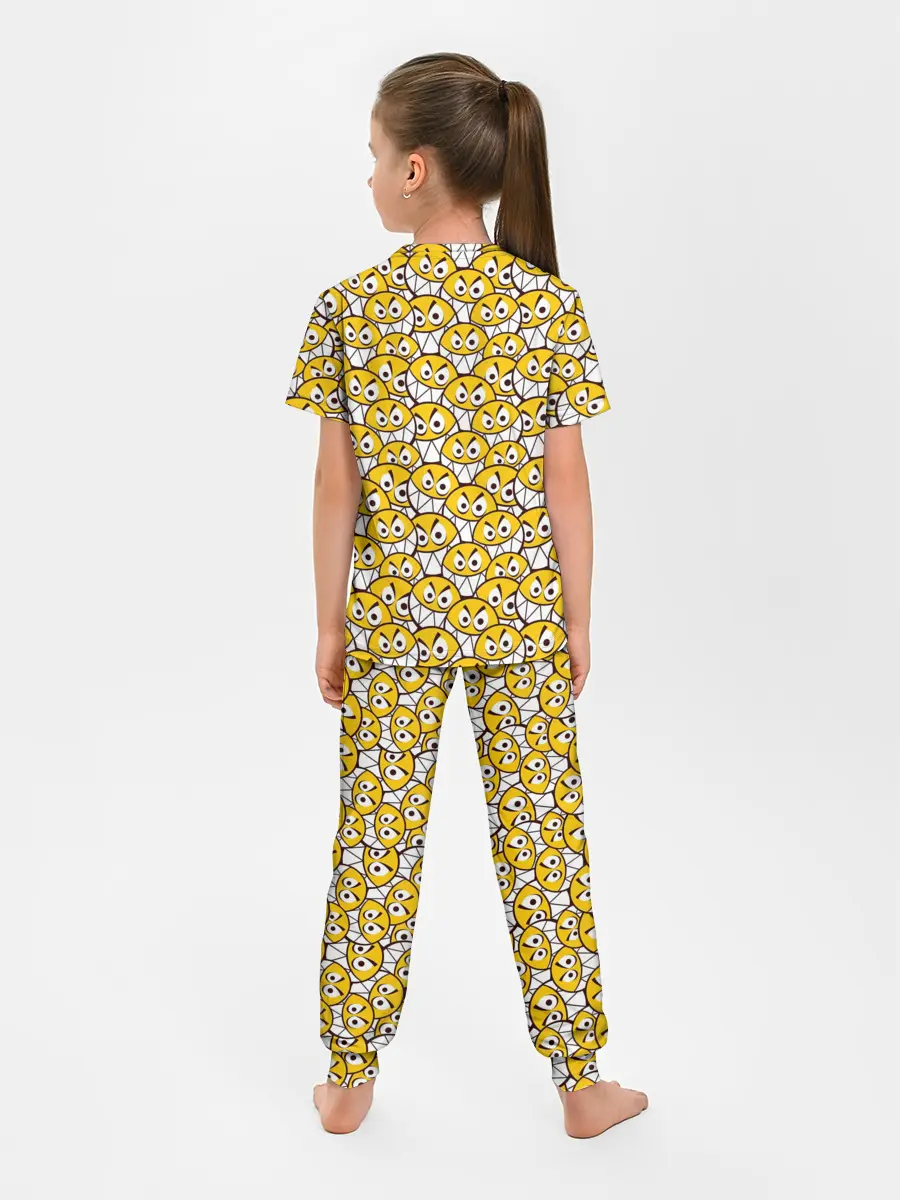 Детская пижама с брюками / Злые Смайлы