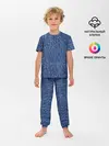Детская пижама с брюками / Джинсовка | Текстура