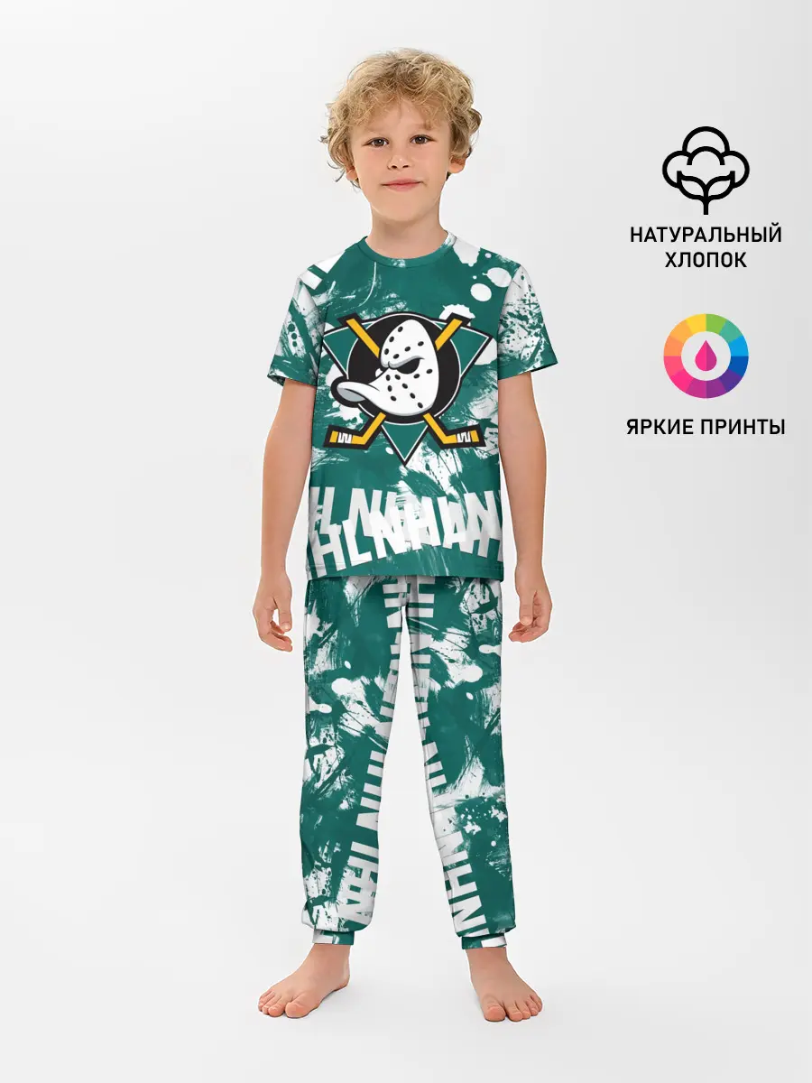 Детская пижама с брюками / Анахайм Дакс | Anaheim Ducks