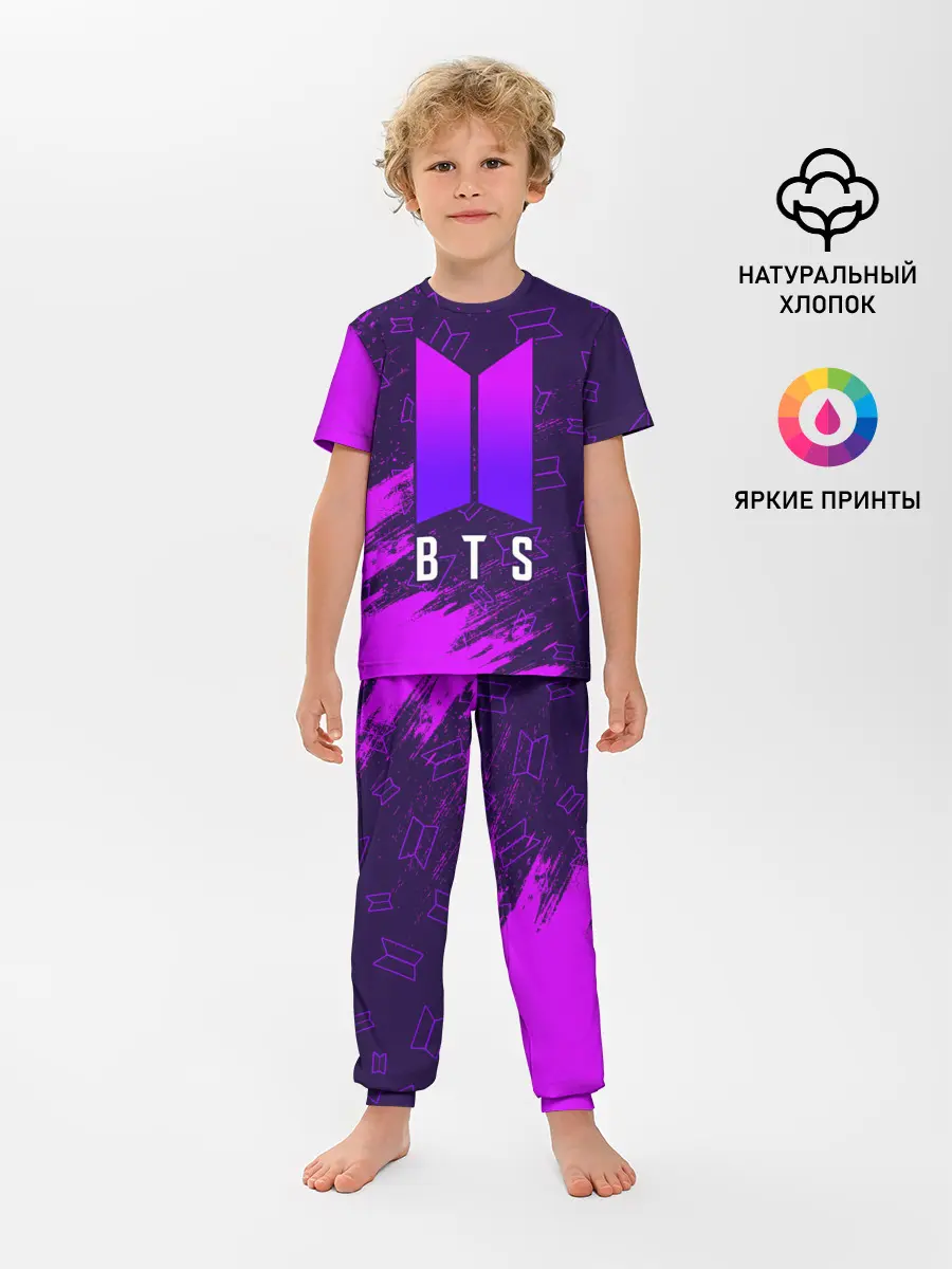 Детская пижама с брюками / BTS / БТС
