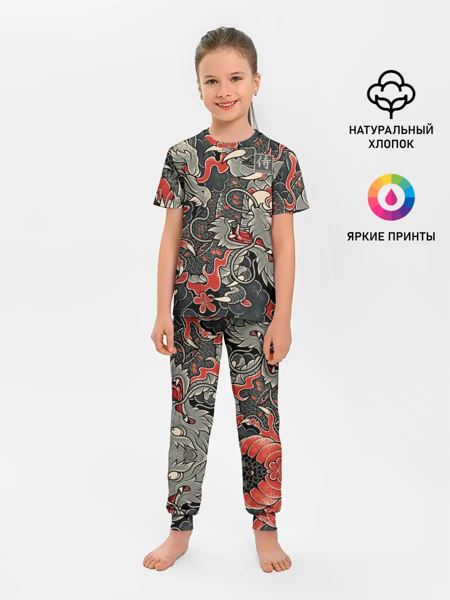 Детская пижама с брюками / Самурай