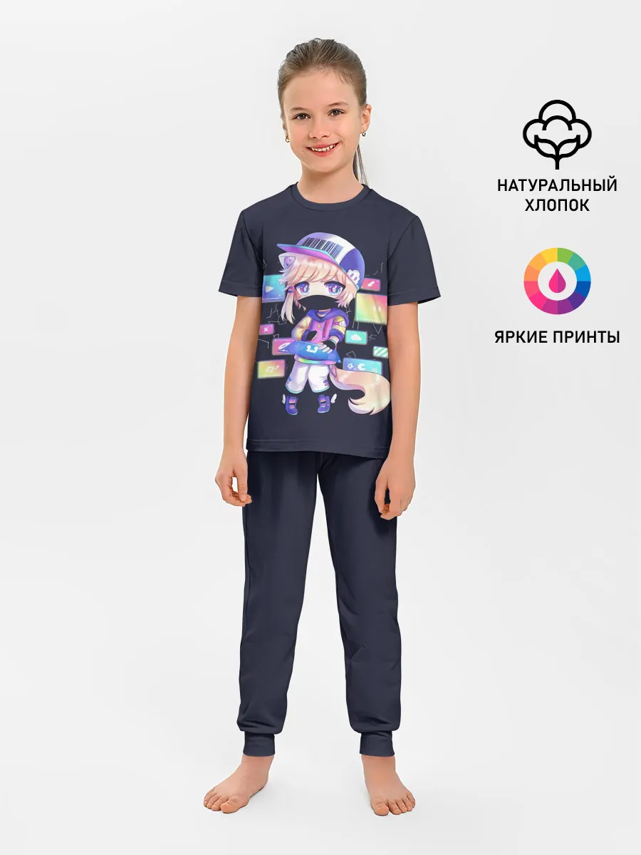 Детская пижама с брюками / DJ Males Buns