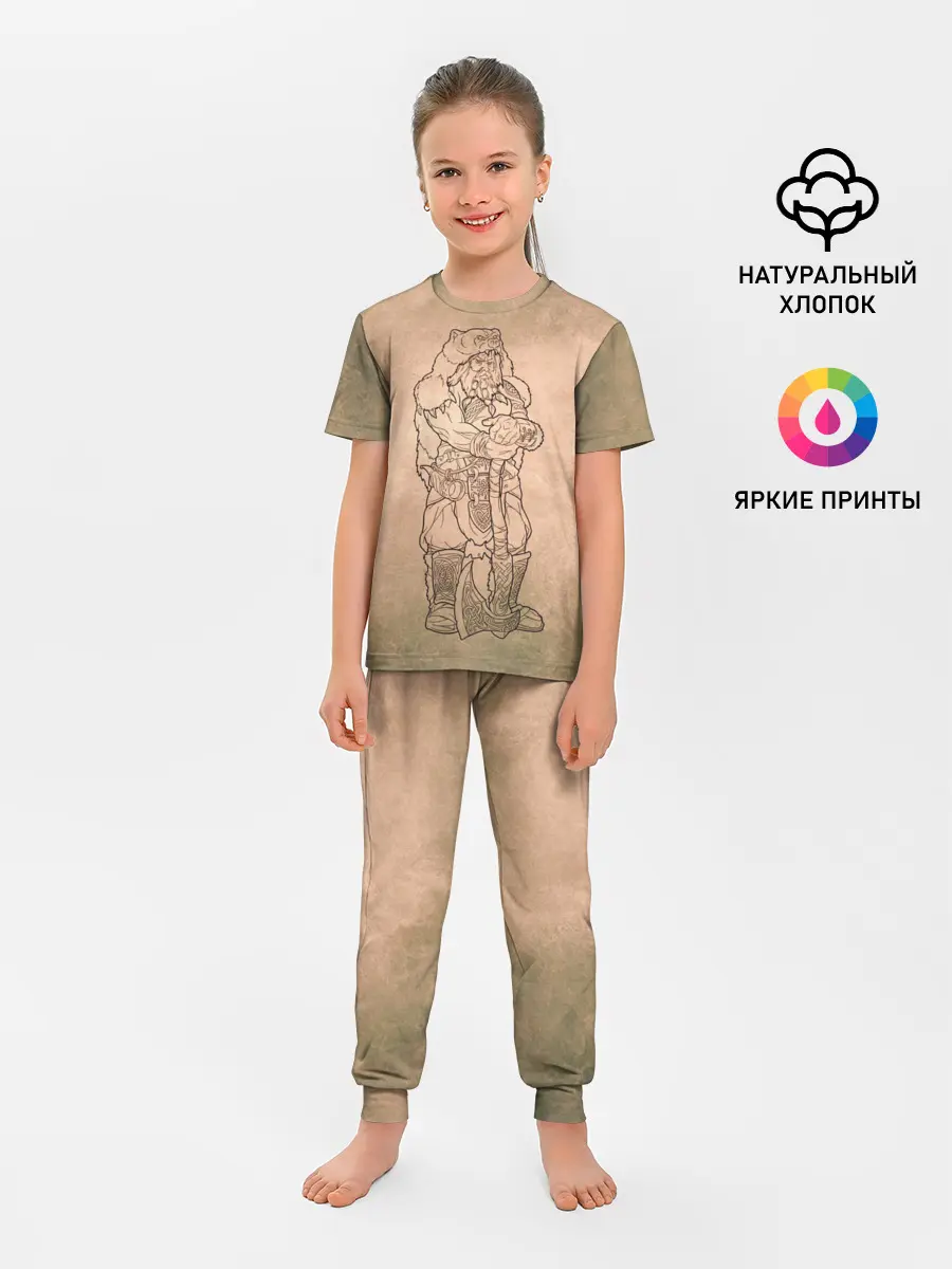 Детская пижама с брюками / русь