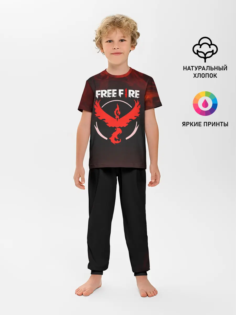 Детская пижама с брюками / FREEFIRE | ФЕНИКС