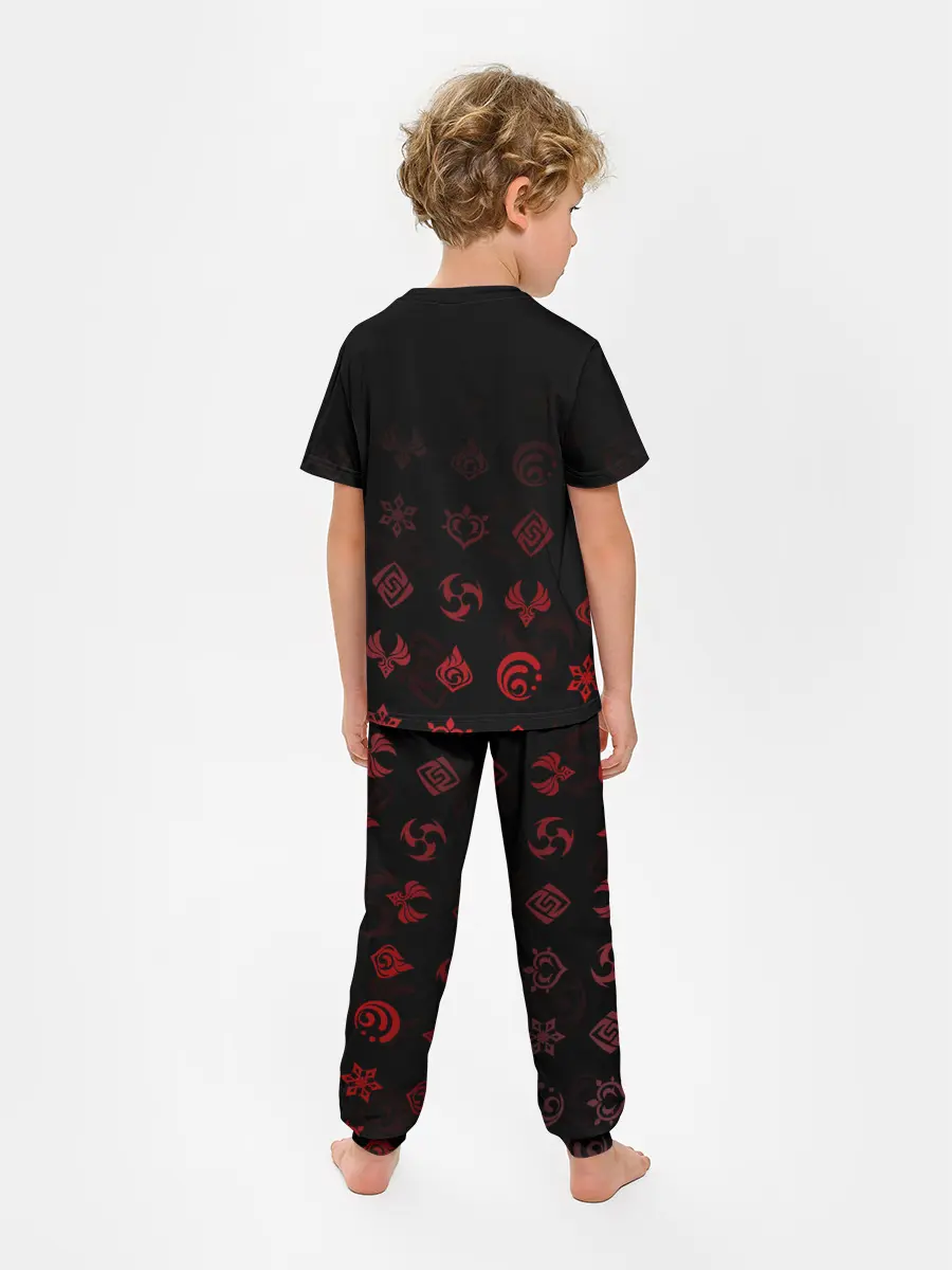 Детская пижама с брюками / Ху Тао / Genshin Impact